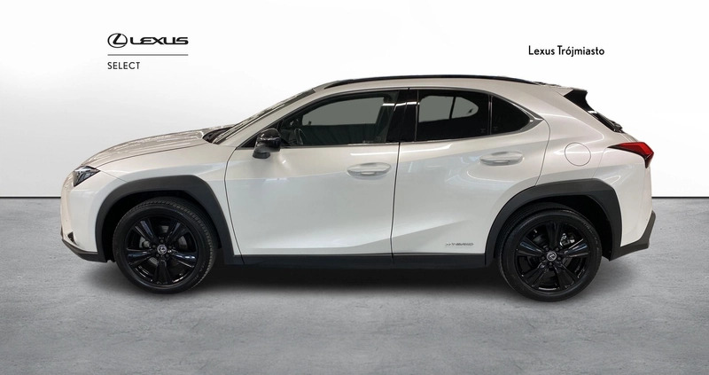 Lexus UX cena 144000 przebieg: 75826, rok produkcji 2021 z Sianów małe 172